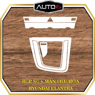 HYUNDAI ELANTRA 2019-21: Phim PPF dán mặt hộp số + màn điều hòa - AUTO6 <chống xước, che phủ các vết xước cũ hiệu quả>