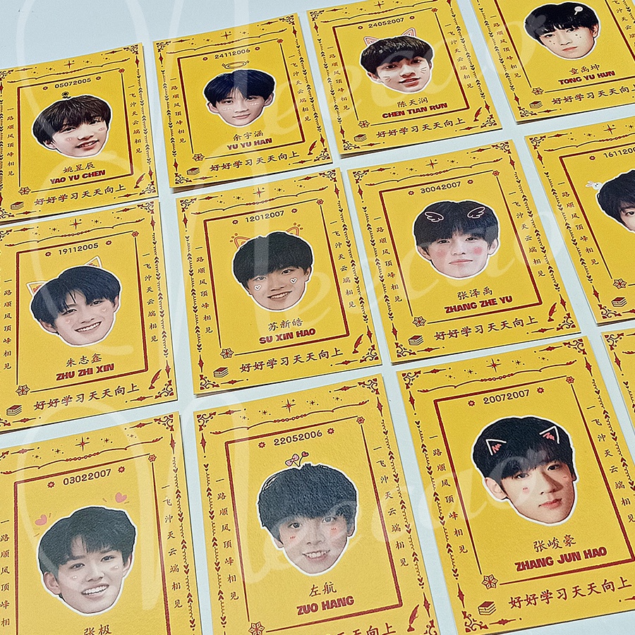 1Thẻ Cầu Bias Card TF Family TNT TF Gia Tộc F3 Thời Đại Thiếu Niên Đoàn Thành Viên Teens In Times Designed Unoff Neecao