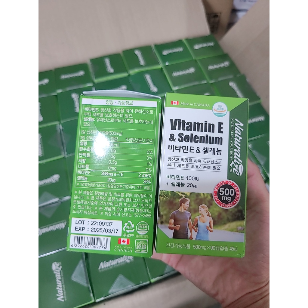 Viên Uống Vitamin E và Selenium