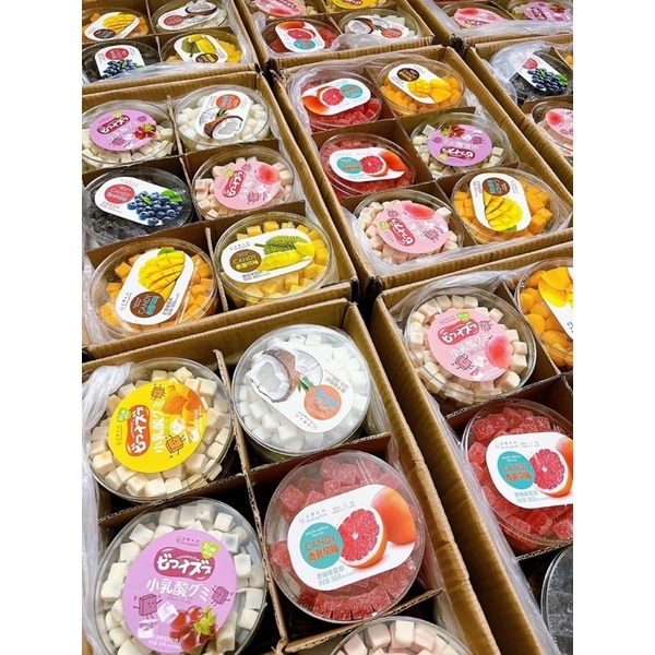 Kẹo Dẻo Trái Cây Nhiều Vị Mẫu Mới Hộp 365gr