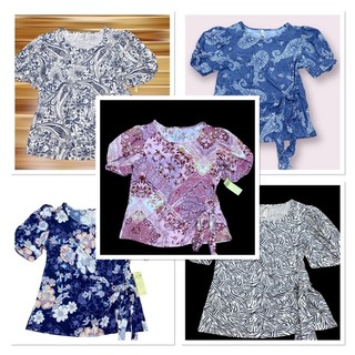 Áo thun hoa kiểu cotton PS