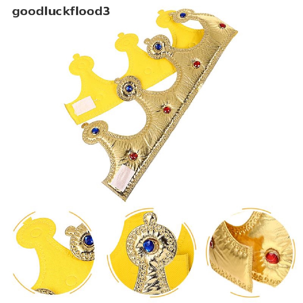 Mũ Vương Miện Vua / Hoàng Hậu Trang Trí Tiệc Sinh Nhật Cho Bé Trai Và Bé Gái