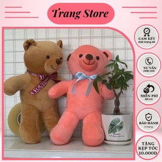 Gấu bông Teddy đeo nơ lông mịn cao cấp,gấu bông làm quà tặng siêu dễ thương-gaubongxinh88.vn