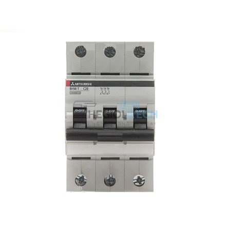 MCB Mitsubishi BHW-T4 3P 4.5kA C6