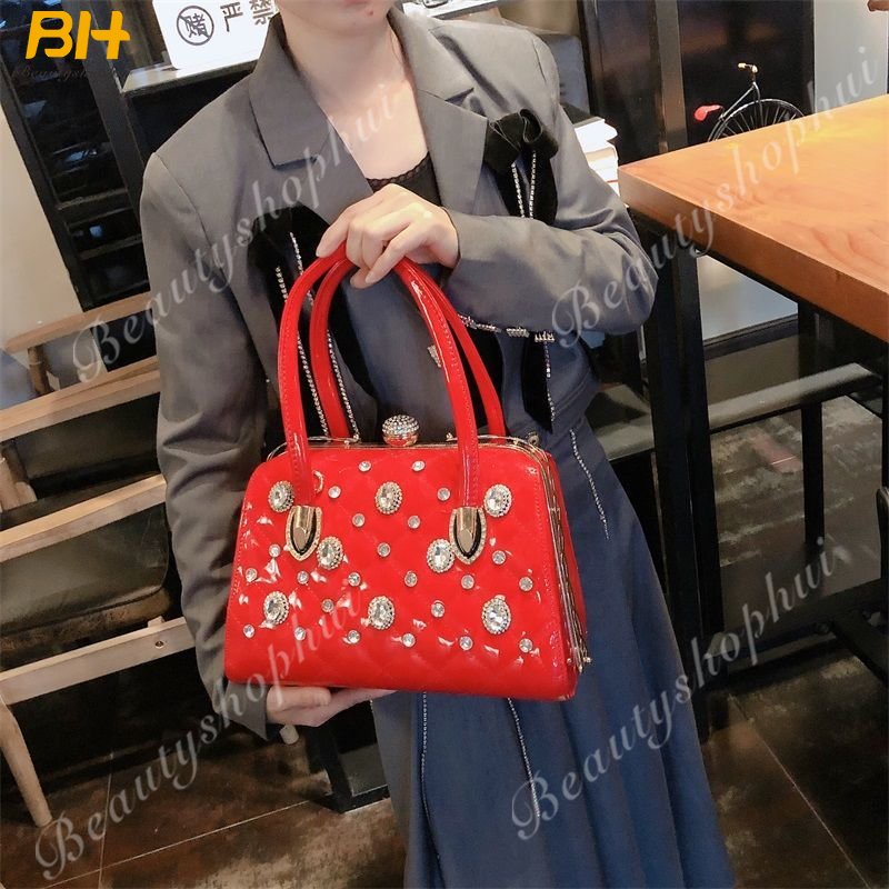 Túi Xách Đính Đá Kim Cương Sức Chứa Lớn Đa Năng Thời Trang Cho Nữ
