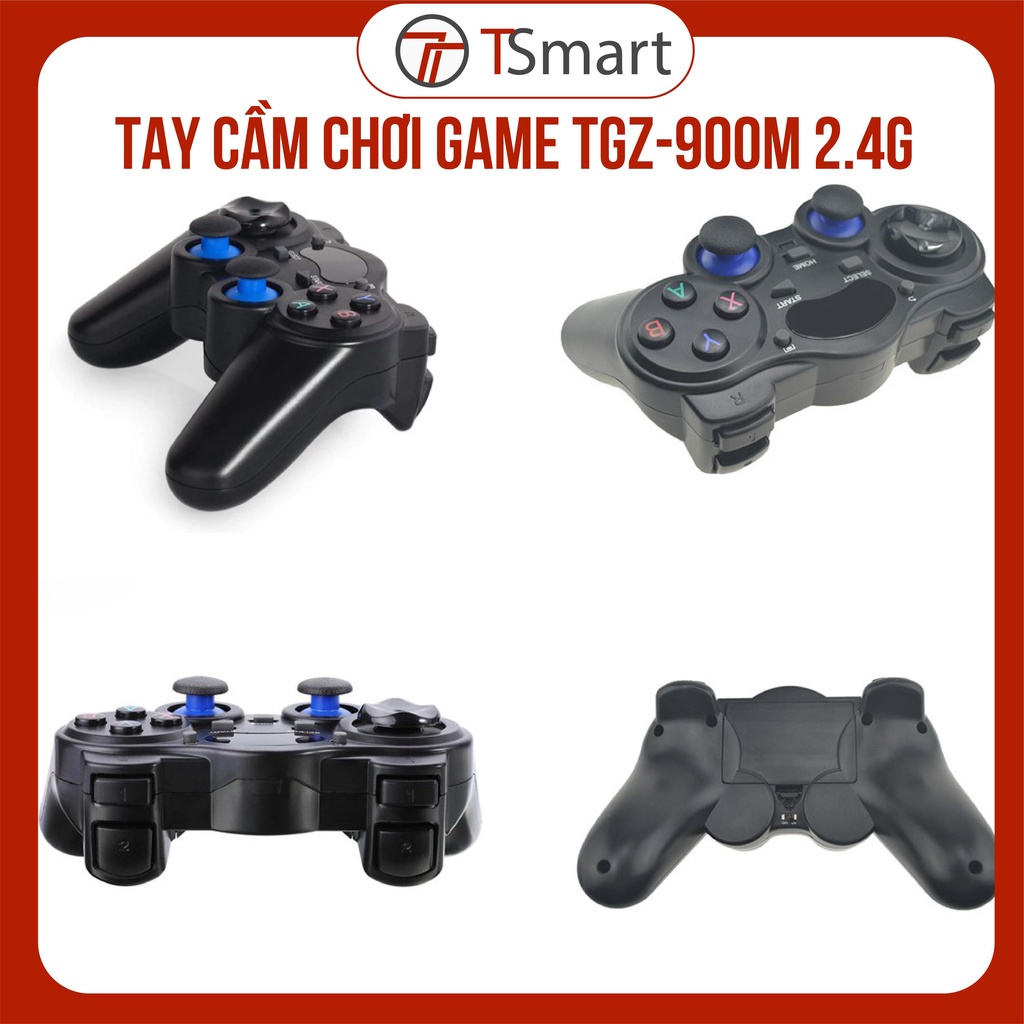 Tay cầm chơi game bluetooth TGZ-900M 2.4G quẩy mọi skill fifa online 4, tay cầm chơi game không dây TGZ850M cho máy tính