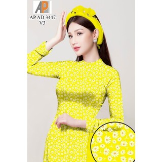 Vải may áo dài cúc họa mi