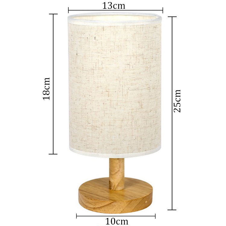 Đèn ngủ để bàn, đèn led điều chỉnh độ sáng T10 - TMC Store - Đế gỗ decor phòng sang trọng | BigBuy360 - bigbuy360.vn