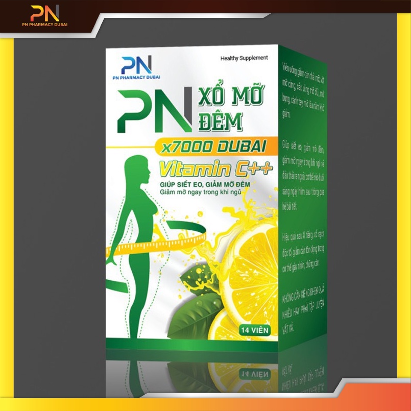Xổ Mỡ Đêm X7000 Dubai - Viên Uống Giảm Cân Thải Mỡ An Toàn, Hiệu Quả