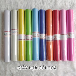 (Bán lẻ mét) Giấy lụa, giấy mếch, giấy vân long gói hoa  - Phụ kiện đan móc