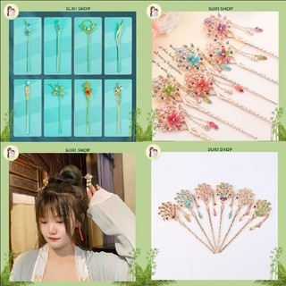 Trâm Cài Tóc, Trâm cài kiểu dáng cổ điển Đính Đá Sang Chảnh, trâm cài tóc đẹp, trâm Phong Cách Hàn Quốc Cho Nữ
