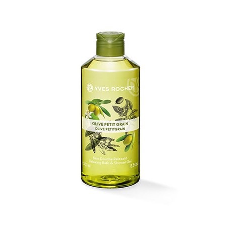 Gel tắm Yves Rocher hương Oliu - OLIVE PETITGRAIN RELAXING BATH AND SHOWER GEL 400ML