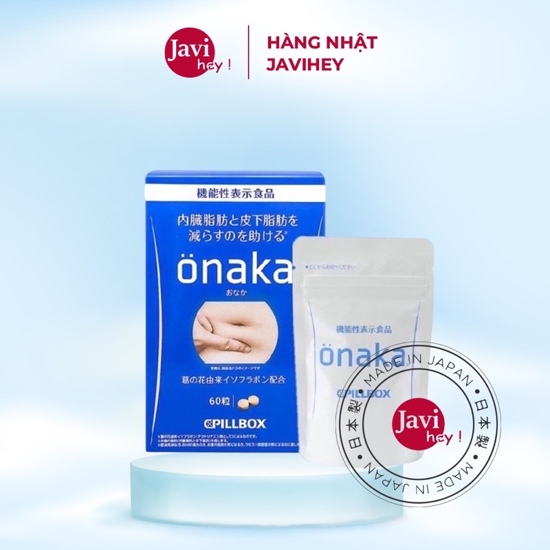 Viên uống giảm mỡ bụng Onaka 60 viên Nhật Bản