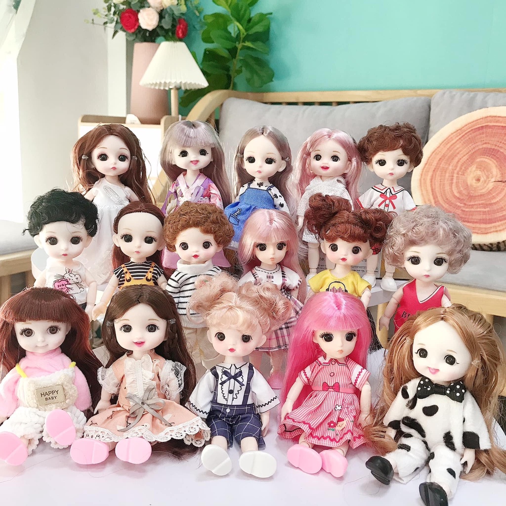 💥 Xả hàng Búp bê barbie Baboliy 16cm kèm váy giày