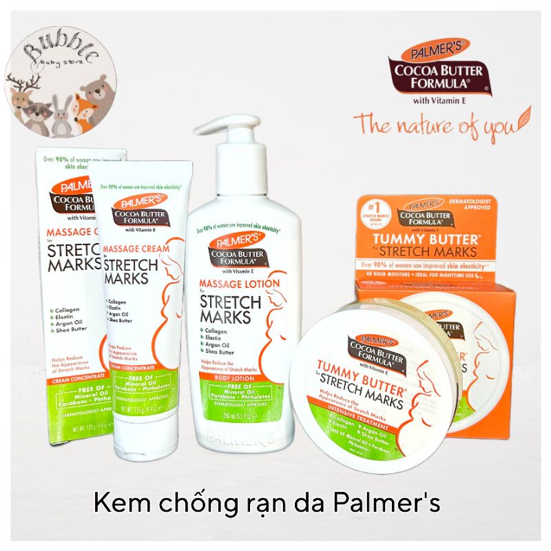 Kem chống rạn da Palmer Tummy Butter for Stretch Marks