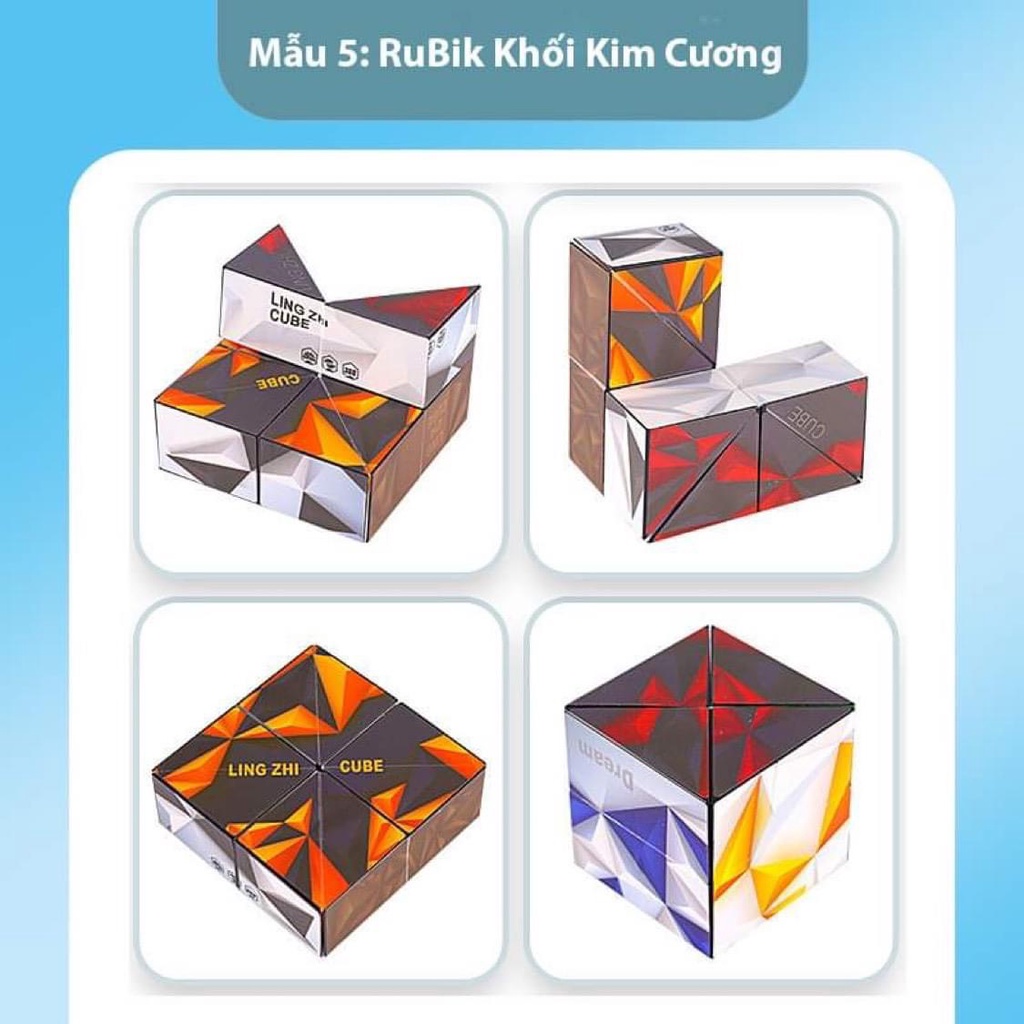 Rubik 3D Magic là mẫu đồ chơi Rubic nam châm biến thể siêu độc lạ hot tiktok mới nhất 2023