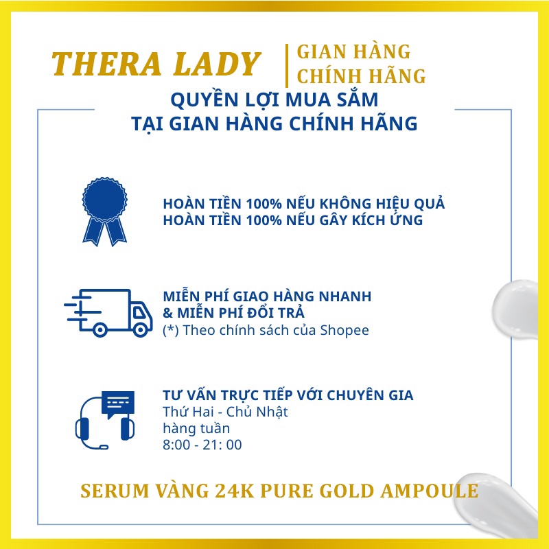 Serum Tinh Chất Gold 24K Pure Gold Ampoule Của Úc 100ml - Giúp Trắng Sáng Vạn Người Mê, Cho Da Mềm Mịn Tươi Sáng