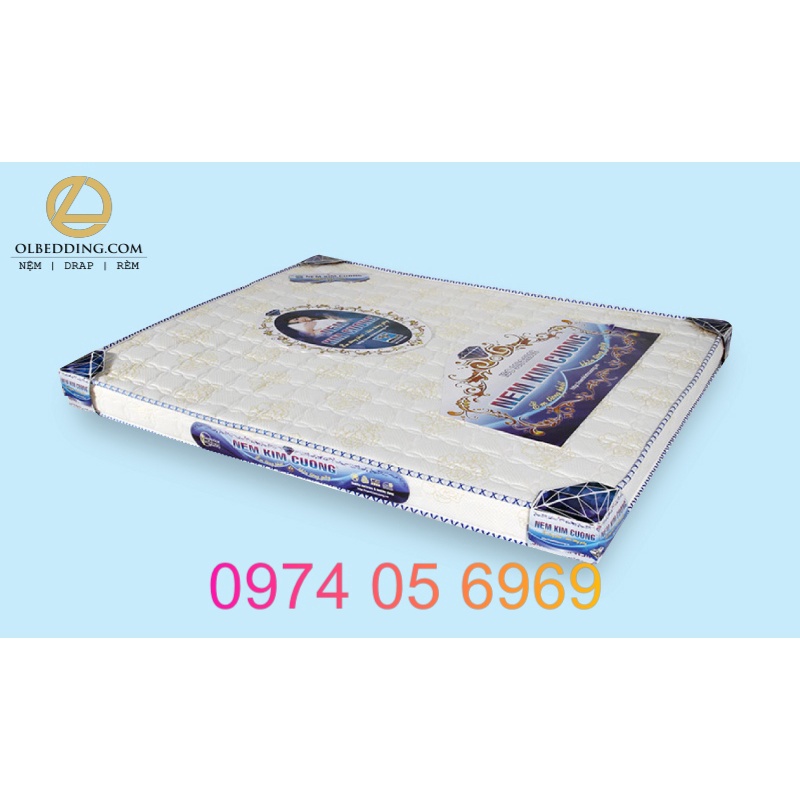 Nệm Cao Su Tổng Hợp Kim Cương, đủ các kích thước, nệm êm ái và chất lượng. Liên hệ shop trước khi đặt hàng cồng kềnh