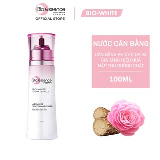 Nước cân bằng da trắng hồng Bio-Essence Bio-White Advanced Whitening Refiner chiết xuất Tanaka & Camellia 100ml