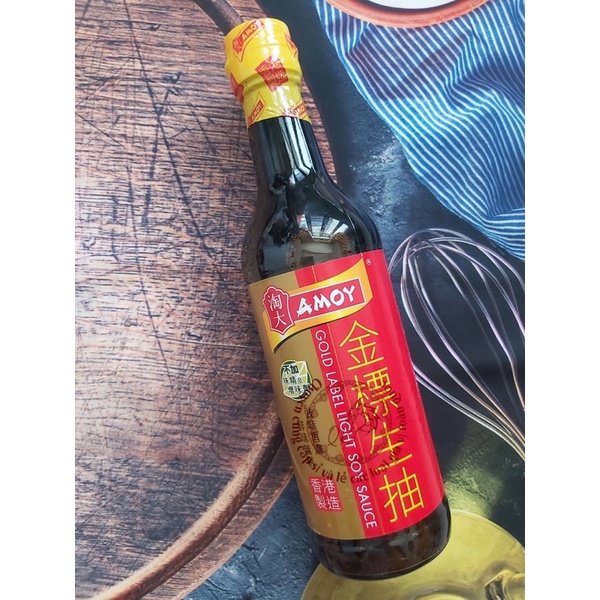 NƯỚC TƯƠNG AMOY  500ML - GOLD LABEL LIGHT SOY SAUCE
