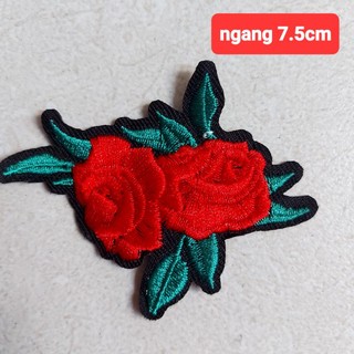 Hoa trang trí ,hình ủi và hình may,( 5 hình )