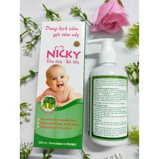 NICKY dung dịch tắm gội bé