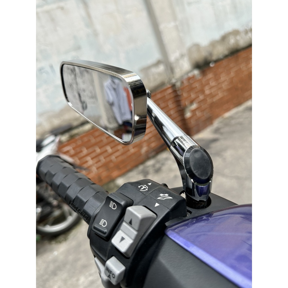 KÍNH H2C, KÍNH CHIẾU HẬU H2C XIKEN ( KHÔNG VƯỚNG SIÊU BÓNG) PHỤ KIỆN XE MÁY