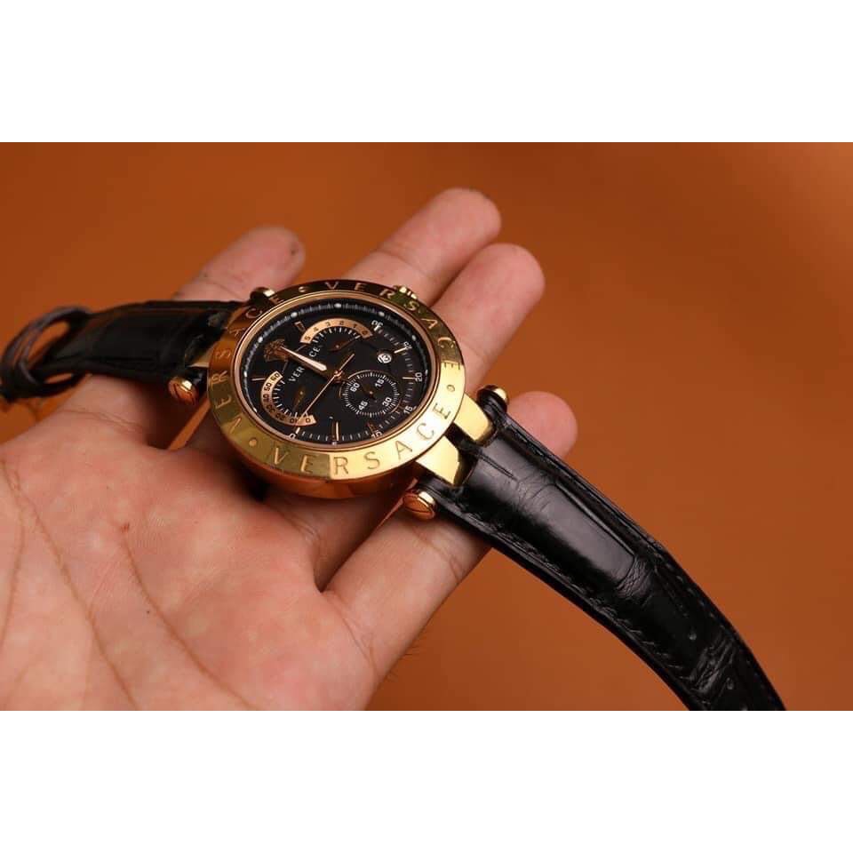 Dây Đồng Hồ Da Cá Sấu Versace - Dây Da Đồng Hồ Nam - Da Cá Sấu Thật 100%