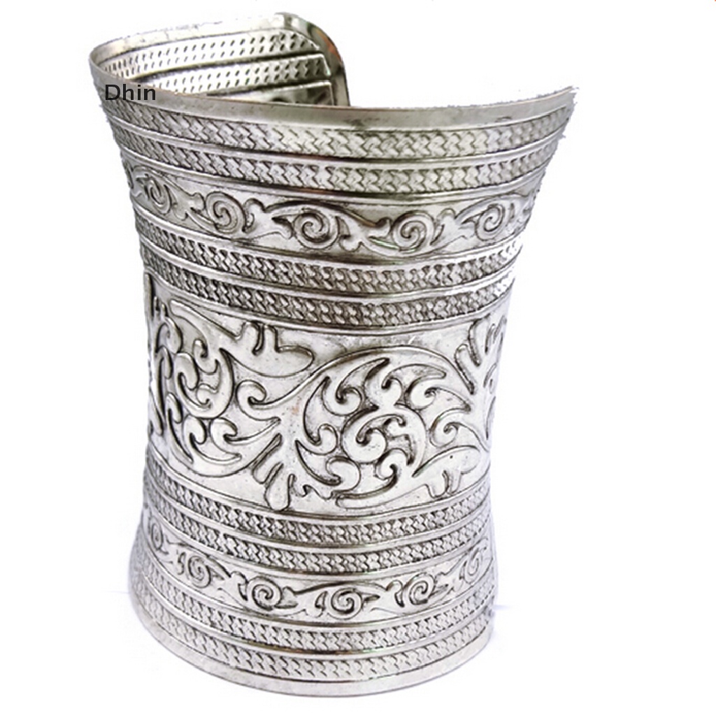 Vòng Tay Bạc Phong Cách Dân Tộc Retro Thời Trang