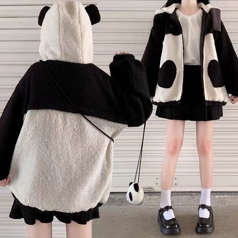 Áo khoác bông gấu trúc siu đáng yêu