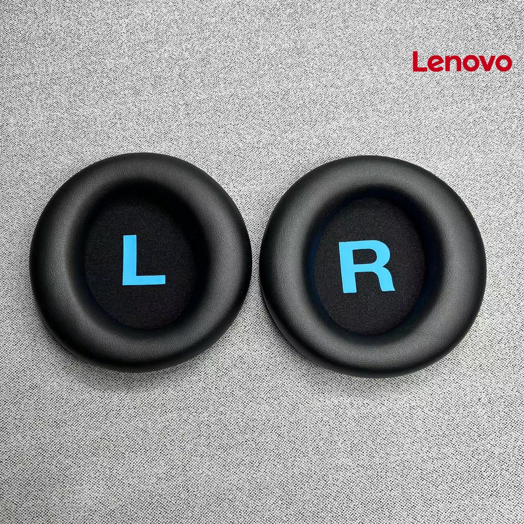 Cặp đệm tai nghe cách âm LENOVO bằng da giả mềm mại thoáng khí dành cho Lenovo-Legion H300 H500