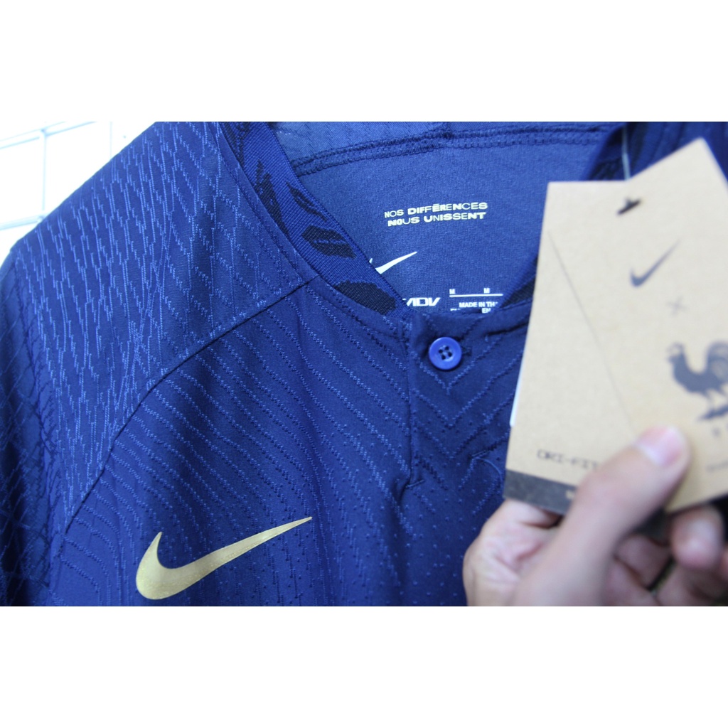 Bộ quần áo bóng đá Đt Pháp mùa WC 22/23 - Bản Player hàng Thái - Pháp Xanh sân nhà