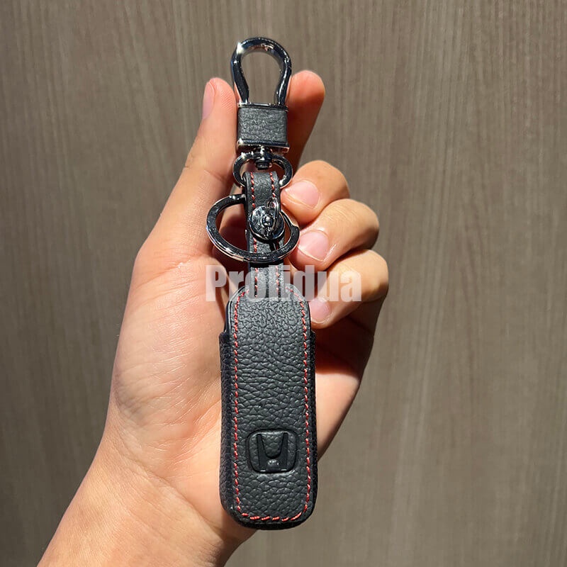 Vỏ Bọc Chìa Khóa Điều Khiển 3 Nút Bằng Da Cho Xe Máy Honda Scoopy Vario PCX Monkey 125 Monyet 125 Motor