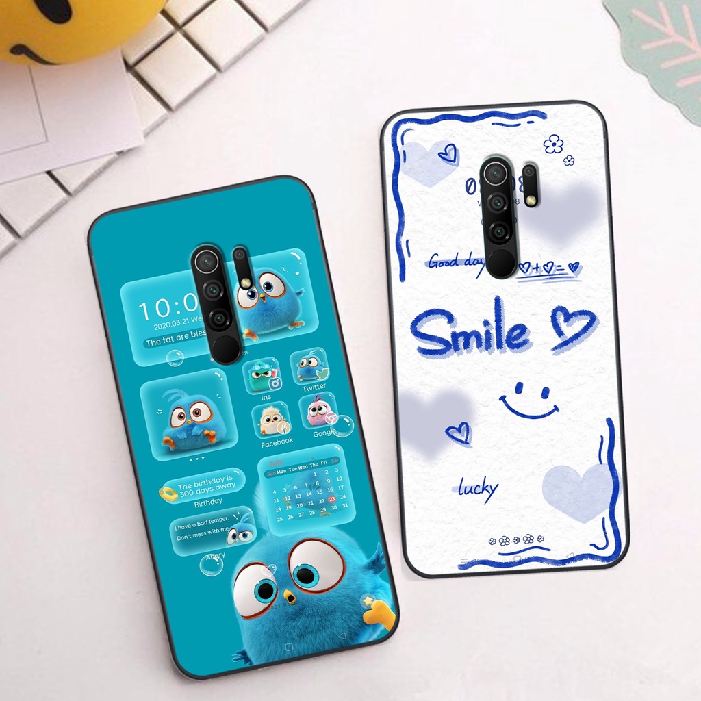 Ốp Xiaomi Redmi 9 in hình gấu vịt caro nhiều màu sắc ngộ nghĩnh dễ thương