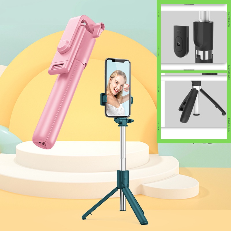 Gậy chụp ảnh tự sướng Ydu 3 chân có điều khiển từ xa, xoay 360 độ, chụp ảnh du lịch, livetream, quay vlog