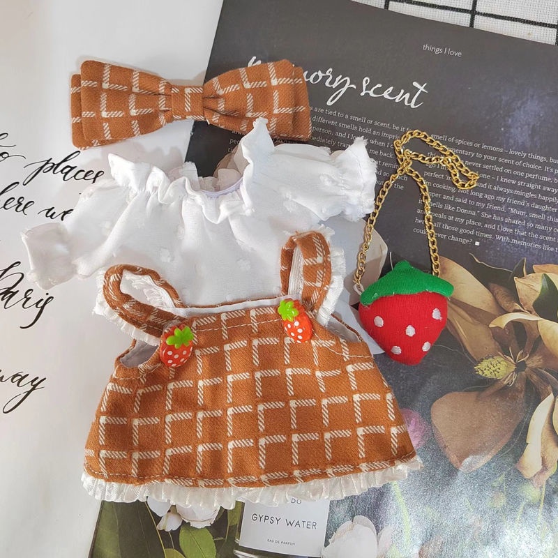 Búp Bê Em Bé Mặc Váy Cotton 20cm 20cm Thiết Kế Dễ Thương