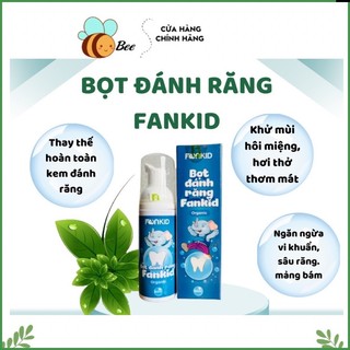 Bọt đánh răng FANKID giúp làm sạch răng, khử mùi hôi cho trẻ em 60ml