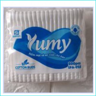 ⛔ffreeship⛔ gói 200 bông ngoáy tai yumy