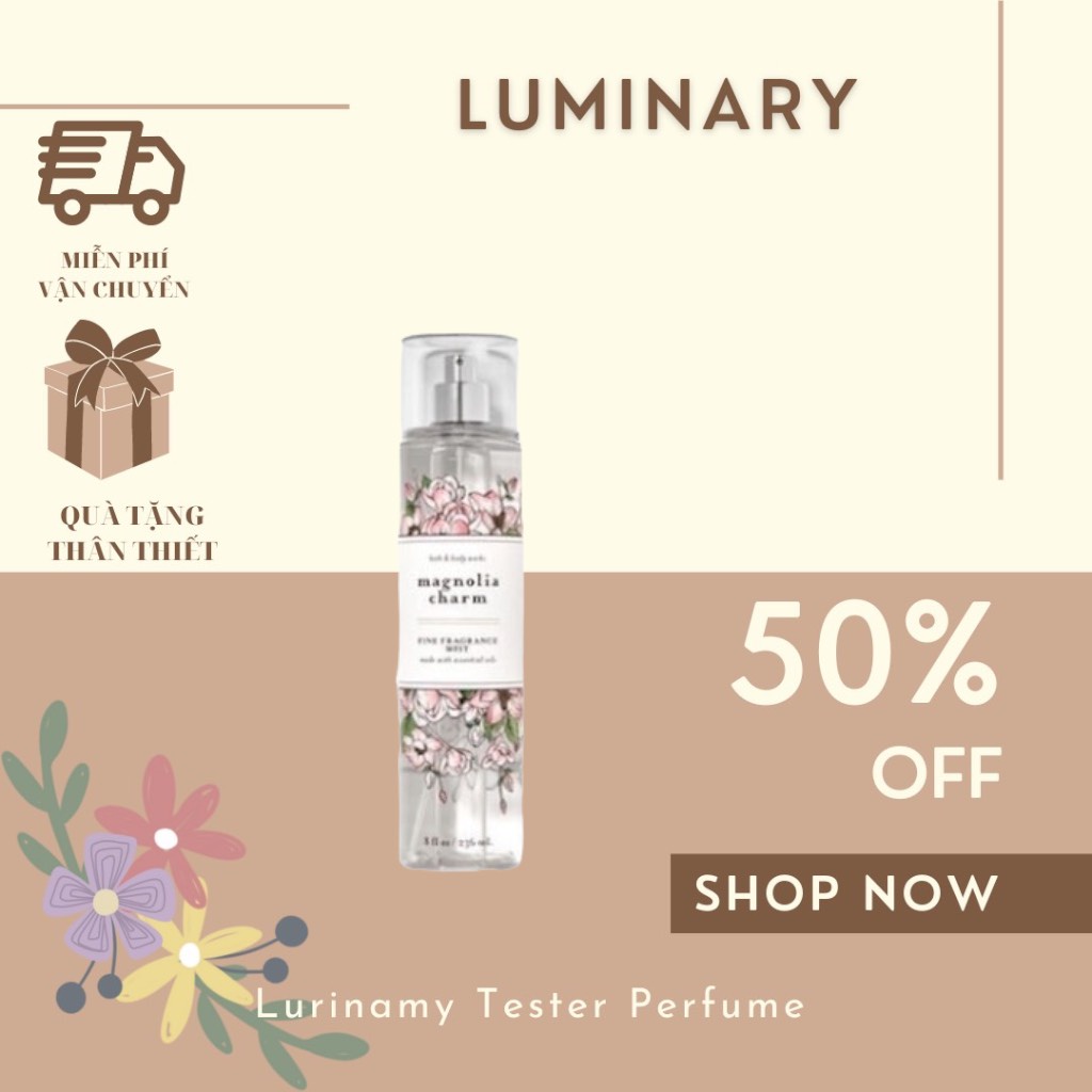 Xịt Thơm Toàn Thân Bath & Body Works MAGNOLIA CHARM