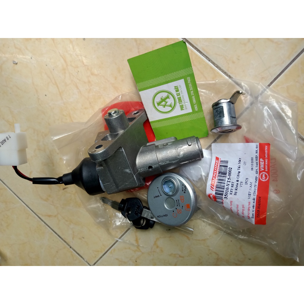 Bộ khóa xe Attila Elizabeth có từ chính hãng SYM