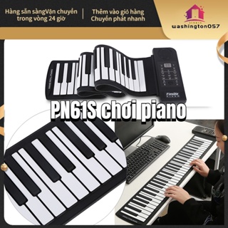 Có thể bán buôn Đàn Piano ĐiệN Tử Cuộn 61 Phím BằNg Silicon washington057