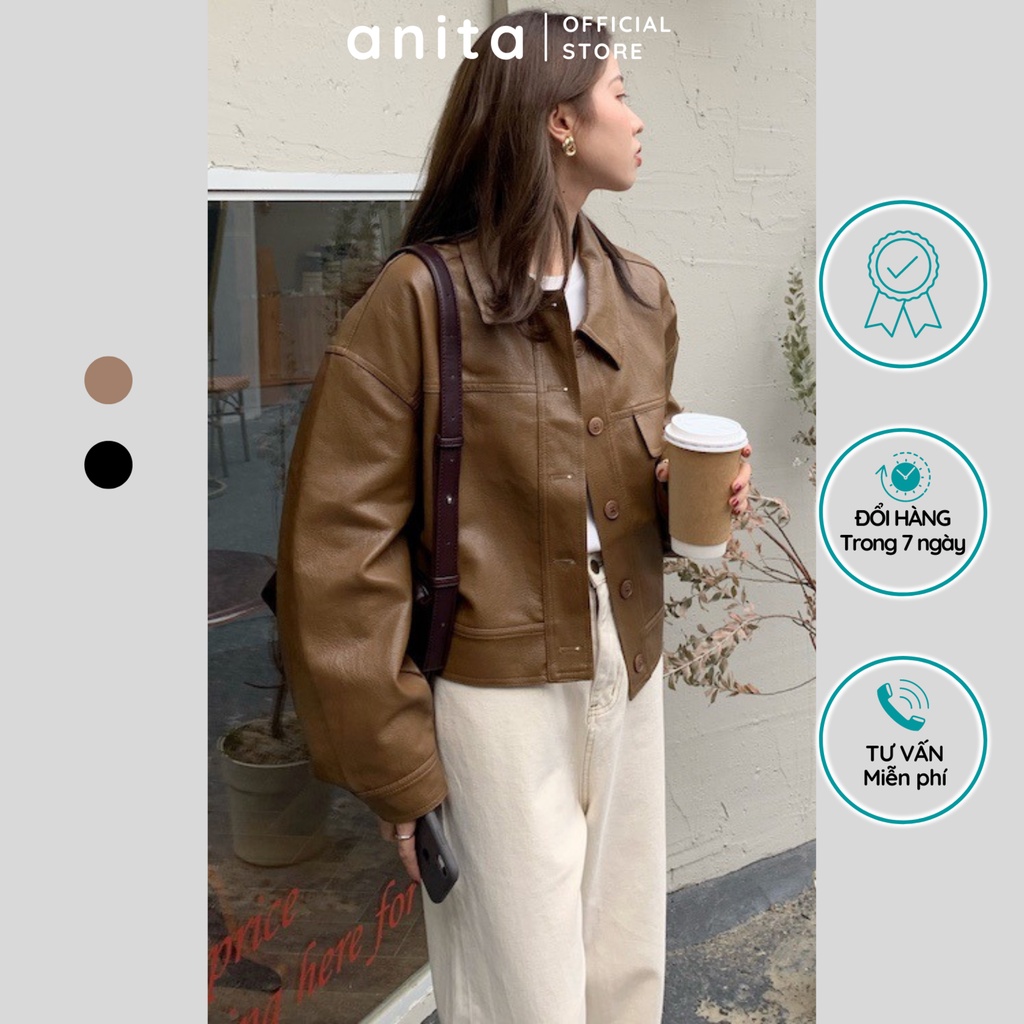 Áo khoác da nam nữ oversize dáng rộng bomber kiểu ulzzang Hàn Quốc phong cách cá tính