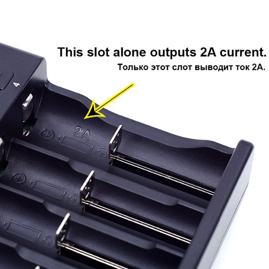 Bộ Sạc Pin LiitoKala Lii-PD4 18650 26650 21700 4 Ngăn Có Màn Hình LCD Tiện Dụng Khi Đi Du Lịch