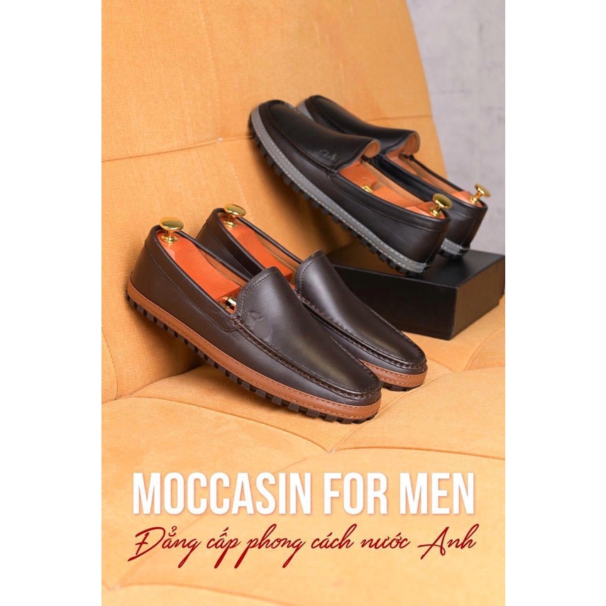 Giầy Lười Da Nam Hàng Da Thật VNXK