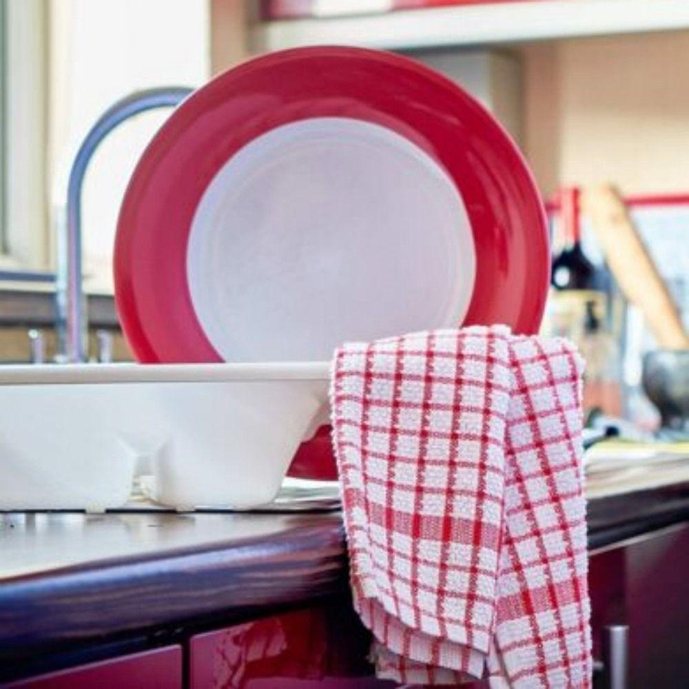 1 Khăn Lau Chén Dĩa Vải Cotton Thấm Hút Nhanh