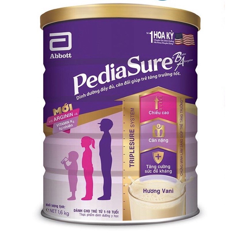 Sữa PediaSure cho bé từ 1 đến 10 tuổi date mới 2024