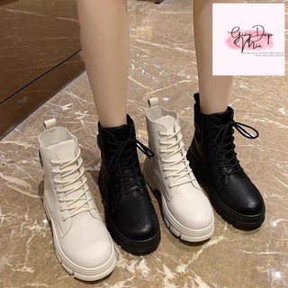 Bốt Nữ Khuy Cổ Chun Len Hàng XỊn