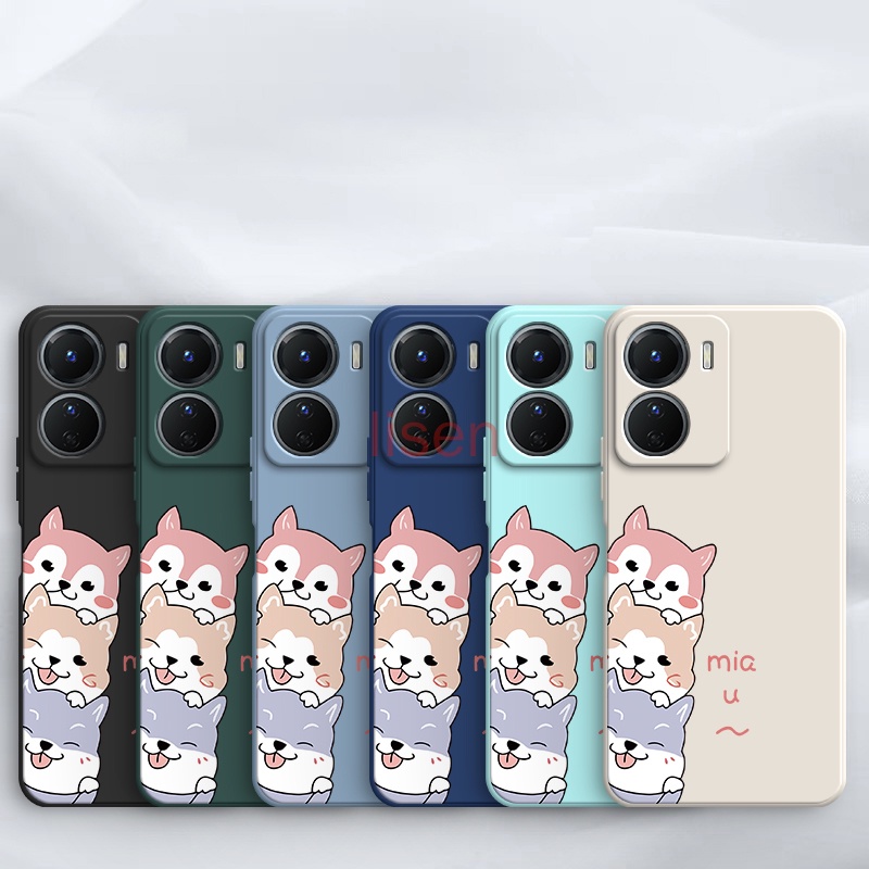 Ốp lưng Vivo y16 Ốp Điện Thoại In Hình Chú Chó Hoạt Hình Cho Vivo Y16 Y22 Y22S Y21S Y21 Y33S T1X Y20 Y20S Y12S Y15S Y01 Y15A Y11 Y12 Y17 Y15 Y02S U10 GG