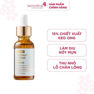 Tinh chất keo ong phục hồi da By Wishtrend Polyphenols In Propolis 15% Ampoule 30ml