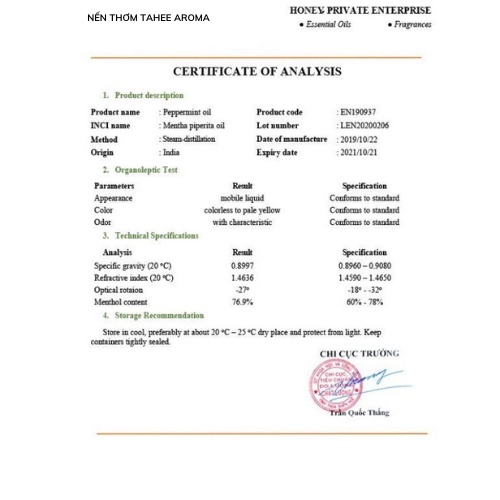 Nến hình cây thương hiệu TaHee Aroma KHÔNG MÙI, trang trí phòng và làm đẹp